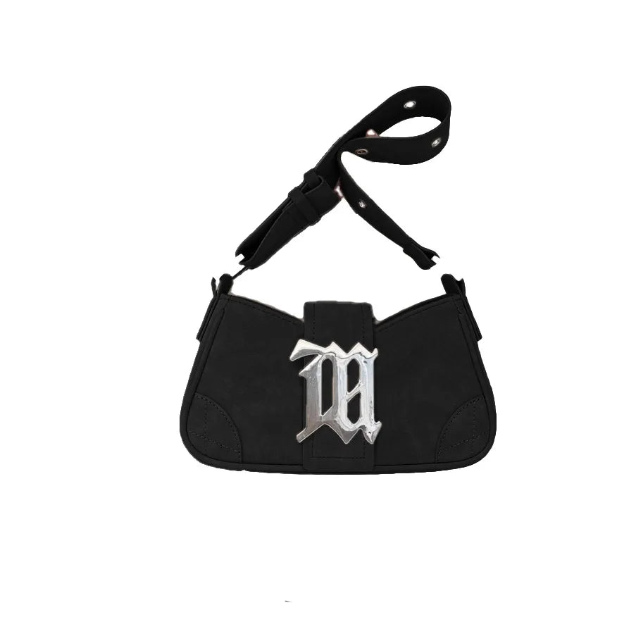2025 New Y2K Suede Baguette Bag Women Small Shoulder Handbag Vintage Underarm Purse Cute & Cool Crossbody Bag