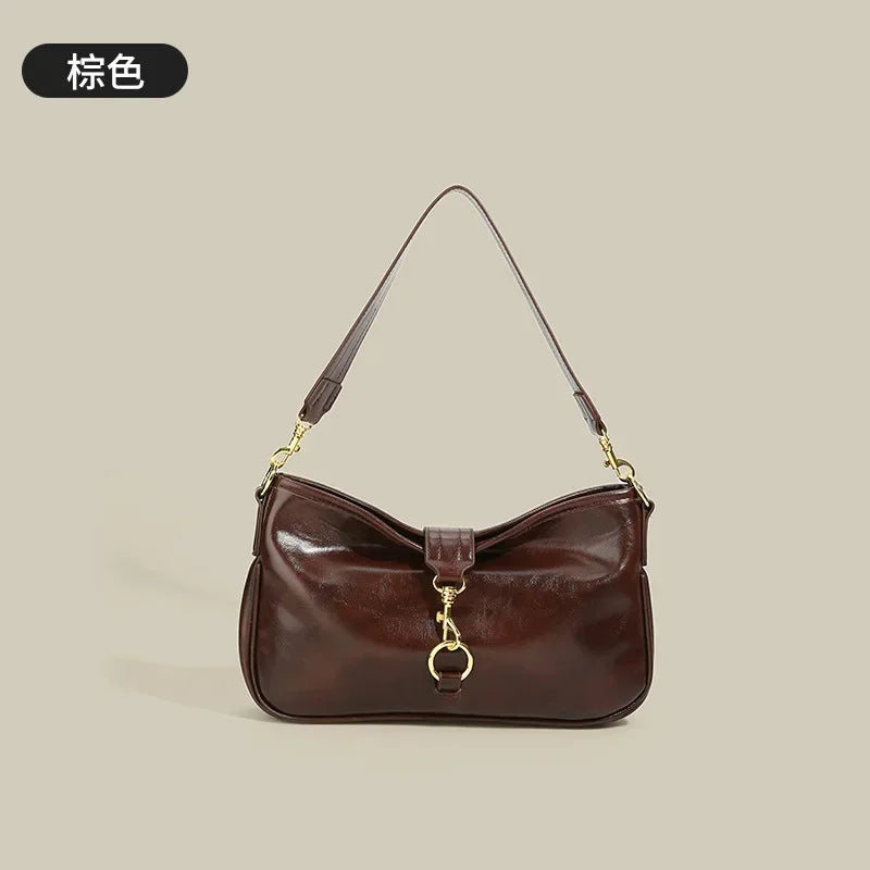 Niche design bag women's new high-end armpit bag baguette bag fashion versatile crossbody messenger bag women hand bags mini bag